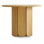 Ąžuolo dekoro valgomojo stalas Woodman Soft, &oslash; 98 cm