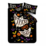 Juodos spalvos viengulė patalynė 135x200 cm Halloween Trick or Treat &ndash; Catherine Lansfield