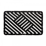 Grindų kilimėlis i&scaron; kokoso pluo&scaron;to 45x75 cm Coco Black &ndash; Hanse Home