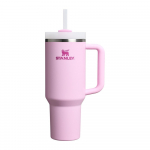 Rožinės spalvos i&scaron; nerūdijančio plieno su &scaron;iaudeliu termosas 1,18 l Quencher H2.0 FlowState Tumbler Cherry Blossom &ndash; Stanley