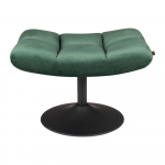 Dutchbone Bar žalias aksominis otomanas