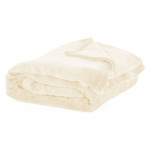 Smėlio spalvos mikropluo&scaron;to pliu&scaron;o pledasTiseco Home Studio, 150 x 200 cm