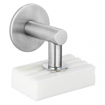 Nerūdijančio plieno magnetinis muilo laikiklis Wenko Turbo-Loc&reg; Matte