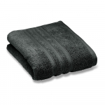 Tamsiai pilkos spalvos i&scaron; frote audinio i&scaron; medvilnės vonios rank&scaron;luostis 70x120 cm Zero Twist &ndash; Catherine Lansfield