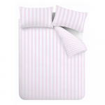 Baltos spalvos/rožinės spalvos viengulė patalynė 135x200 cm Stripe Tease &ndash; Sassy B