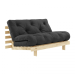 Sulankstoma sofa tamsiai pilkos spalvos 140 cm Roots &ndash; Karup Design