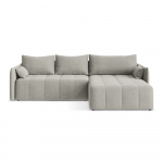 &Scaron;viesiai pilkos spalvos sulankstoma/su sandėliavimo vieta kampinė sofa (su de&scaron;iniuoju kampu/su gultu) Moku &ndash; Makamii