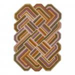 Rankų darbo i&scaron; vilnos kilimas 140x200 cm Lattice Shaped &ndash; Flair Rugs