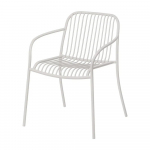 &Scaron;viesiai pilkos spalvos metalinė sodo kėdė Yua Wire &ndash; Blomus