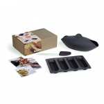I&scaron; silikonas kepimo formos 3 vnt. batonui/duonai Essential &ndash; L&eacute;ku&eacute;