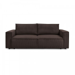 Taupe spalvos i&scaron; kordinio velveto sulankstoma sofa 245 cm Nihad &ndash; Bobochic Paris