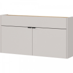 Kreminės spalvos pakabinama spintelė 110x57x22 cm Ameca &ndash; Germania