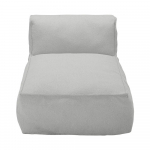 &Scaron;viesiai pilkos spalvos modulinė sodo taburetė i&scaron; boucle (su gultu) Grow &ndash; Blomus