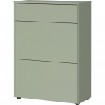 Pilkai žalios spalvos matinis spintelė 70x99x34 cm Binetto &ndash; Germania
