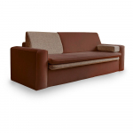 Sulankstoma sofa raudonos plytų spalvos 237 cm Wilson &ndash; Miuform
