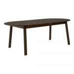 I&scaron; ąžuolo masyvo prailginamas valgomojo stalas su papildomu stalvir&scaron;iu 100x220 cm Amalfi &ndash; Hammel Furniture