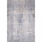 Kilimas i&scaron; vilnos &scaron;viesiai mėlynos spalvos 200x300 cm Strokes &ndash; Agnella