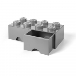 Pilka daiktadėžė su dviem stalčiais LEGO&reg;