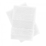 Baltos spalvos i&scaron; frote audinio i&scaron; medvilnės rank&scaron;luosčiai 2 vnt. 30x30 cm Anti-Bacterial &ndash; Catherine Lansfield