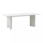 Valgomojo stalas &scaron;viesiai pilkos spalvos 90x200 cm Palma &ndash; Unique Furniture