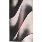 Baltos ir juodos spalvos plaunamas kiliminis takelis 200x80 cm - Vitaus