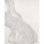 Rankomis tapytas paveikslas 90x120 cm White Sculpture - Malerifabrikken