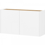 Baltos spalvos pakabinama spintelė i&scaron; ąžuolo 93x52x29 cm Libbiano &ndash; Germania