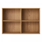Pakabinama knygų spinta natūralios spalvos i&scaron; ąžuolo 89x61 cm Mistral &ndash; Hammel Furniture