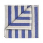 Mėlynos spalvos/kreminės spalvos i&scaron; frote audinio i&scaron; organi&scaron;kos medvilnės rank&scaron;luosčiai 2 vnt. 30x50 cm Arto &ndash; Blomus