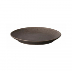 Tamsiai rudos spalvos desertinė i&scaron; keramikos lėk&scaron;tė &oslash; 21 cm Kumi &ndash; Blomus