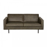 Tamsiai žalios spalvos sofa i&scaron; dirbtinės odos 190 cm Rodeo &ndash; WOOOD