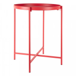 I&scaron; metalo apvalios formos &scaron;oninis stalas &oslash; 40 cm Meseta &ndash; Leitmotiv