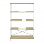 Natūralios spalvos pastatoma lentyna i&scaron; ąžuolo 105x170x40 cm Sukoya &ndash; Blomus