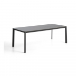 Sodo valgomojo stalas su akmens stalvir&scaron;iu 100x220 cm Anafi &ndash; Kave Home