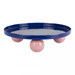 I&scaron; metalo dekoratyvinis padėklas &oslash; 25 cm Double Funky &ndash; PT LIVING