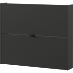 Antracito spalvos atlenkiama/pakabinama spintelė batams i&scaron; ąžuolo 100x83x18 cm Ameca &ndash; Germania
