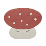 Raudonos spalvos vaikų žaidimų kilimėlis 120x98 cm Mushroom &ndash; OYOY Mini
