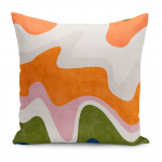 Dekoratyvinis pagalvės užvalkalas 43x43 cm Squiggly Orange &ndash; Mila Home