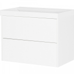 Baltos spalvos matinis pakabinama spintelė po kriaukle 81x65 cm Bodera &ndash; Germania