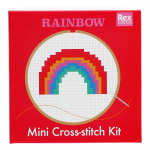 Kūrybinis žaislas Cross-stitch Kit Rainbow &ndash; Rex London