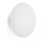 Baltos spalvos/juodos spalvos sieninė lempa &oslash; 26 cm Bamila &ndash; Kave Home