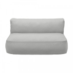 &Scaron;viesiai pilkos spalvos modulinė sodo taburetė i&scaron; boucle Grow &ndash; Blomus