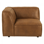 Modulinė sofa konjako rudos spalvos (su kairiuoju kampu) Fairfield Kentucky &ndash; Bonami Selection