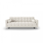 Kreminės spalvos i&scaron; boucle sulankstoma/su sandėliavimo vieta sofa 222 cm Bali &ndash; Cosmopolitan Design