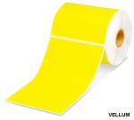 Lipnios etiketės 105x150mm. 500 vnt (Vellum)  Ry&scaron;ki geltona