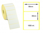 Lipnios Termo etiketės 58x30mm. 1500 vnt (Thermal ECO)
