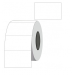 Kainų etiketės 26x16mm, Baltos, Stačiakampės