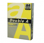 Spalvotas popierius Double A, A4, 80 g/m&sup2; 500l. LEMON