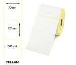Lipnios etiketės 70x121mm. 500 vnt (Vellum)