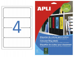 Lipnus popierius Apli Balti A4 (4 etik.) 25 lapai